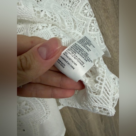 ZIMMERMAN Chintz Doily Lace Top In Ivory - Picture 13 of 16